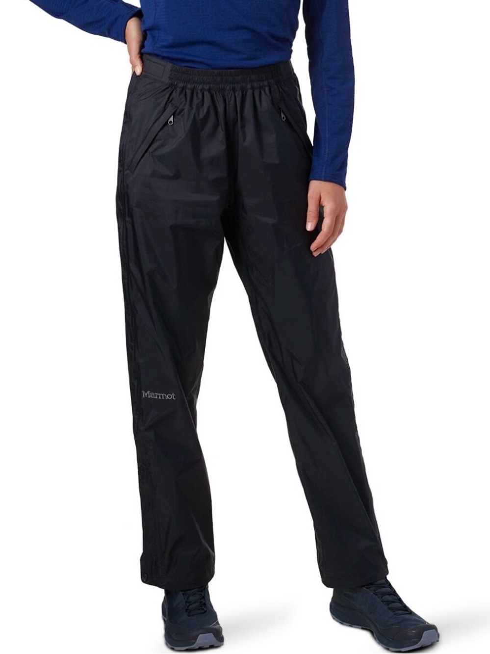 Marmot Women's Black Straight-Leg Rain Pants